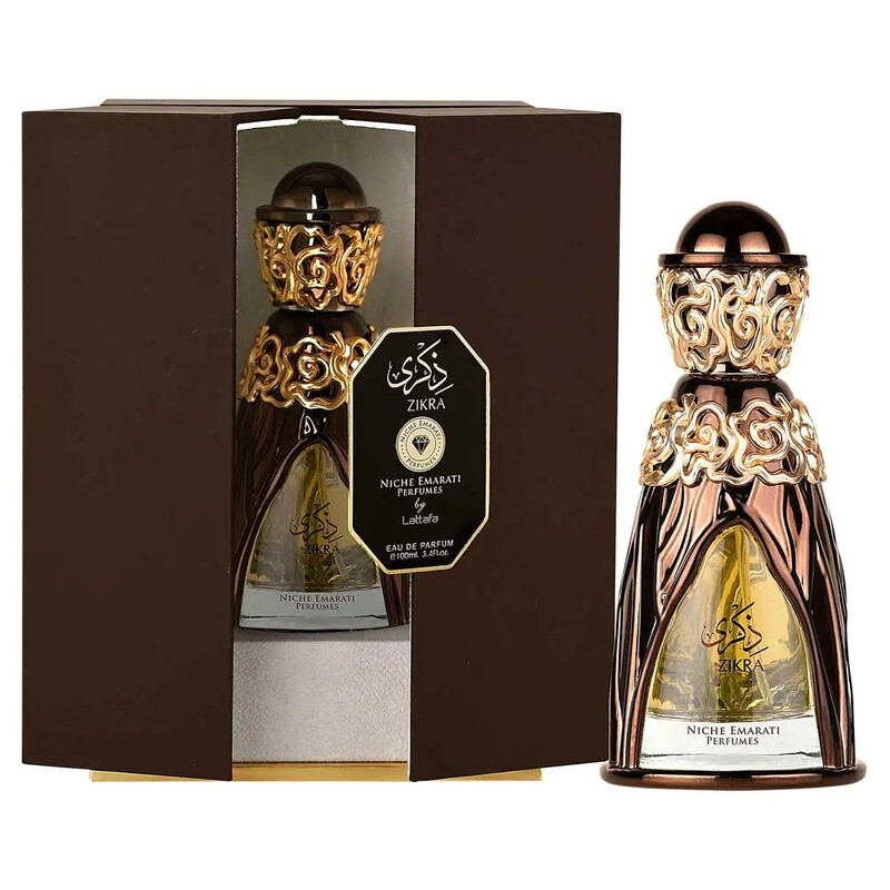 Lattafa Unisex Niche Emarati Zikra EDP Spray 3.4 oz Fragrances