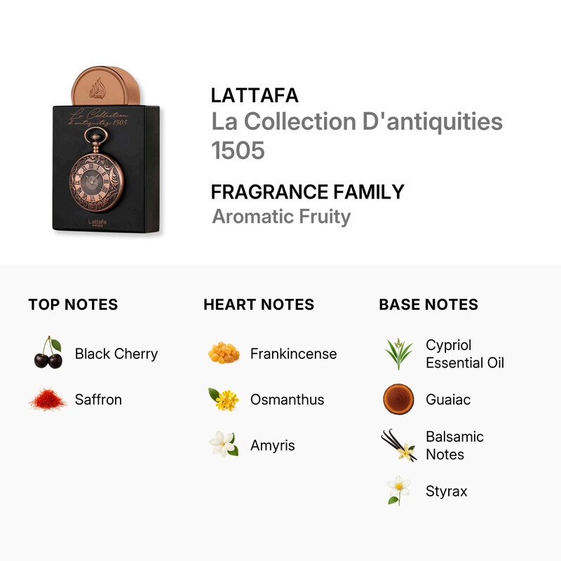 Lattafa Unisex Pride La Collection D'antiquities 1505 EDP Spray