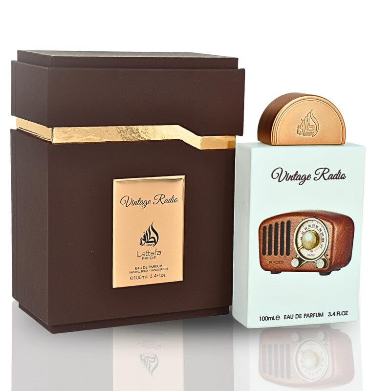 Lattafa Unisex Pride Vintage Radio EDP Spray 3.4 oz Fragrances
