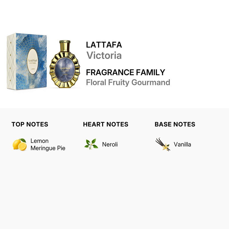 Lattafa Unisex Victoria EDP Spray 3.4 oz Fragrances 6290360598789