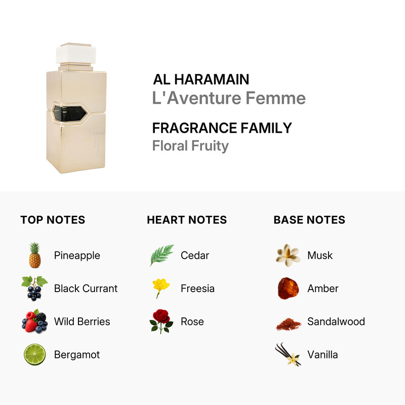Al Haramain LAventure Femme by Al Haramain for Women - 6.76 oz EDP