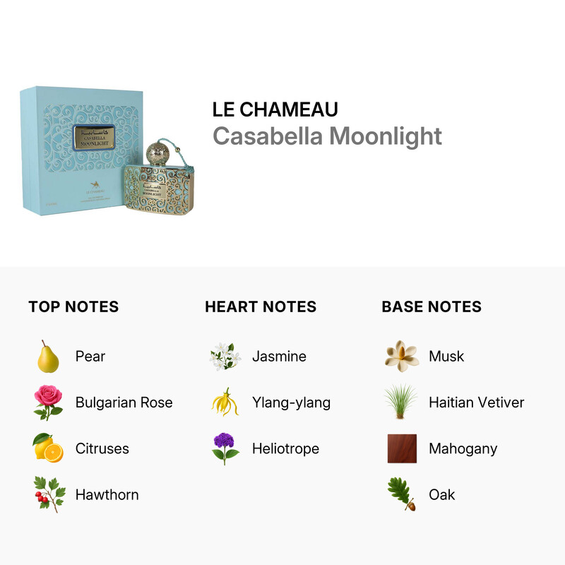 Le Chameau Ladies Casabella Moonlight EDP Spray 3.4 oz Fragrances