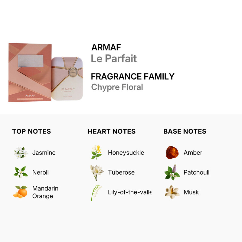 Armaf Le Parfait by Armaf for Women - 3.4 oz EDP Spray