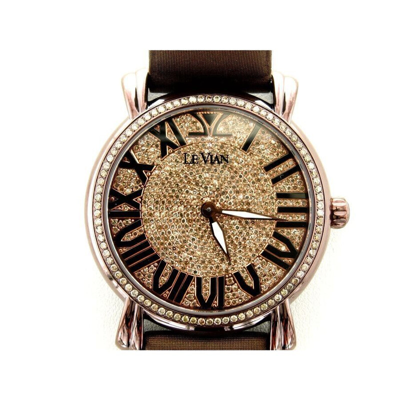 Le Vian Medallion Quartz Diamond Men's Watch LV137RSDI