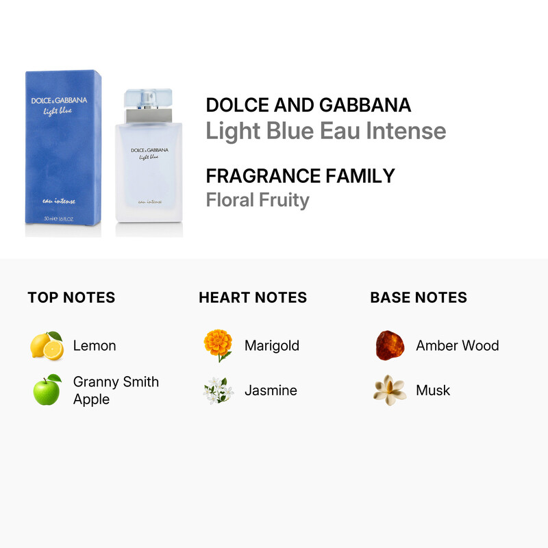 Dolce & Gabbana Light Blue Eau Intense / Dolce & Gabbana EDP Spray