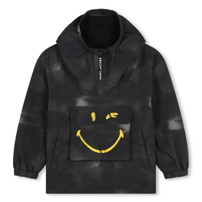 Little Marc Jacobs Boys Smiley Face Windbreaker Jacket, Size 10Y