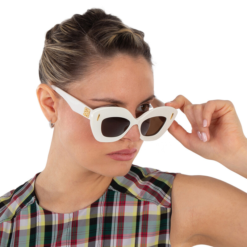 Loewe ANAGRAM Brown Cat Eye Ladies Sunglasses LW40127I 25E  display picture 1