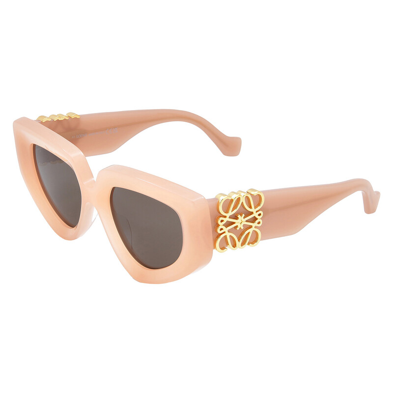 Loewe ANAGRAM Brown Cat Eye Ladies Sunglasses LW40154U 72E 51