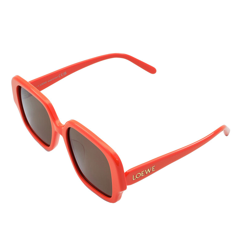Loewe Brown Square Ladies Sunglasses LW40134U 42E 54 192337181238