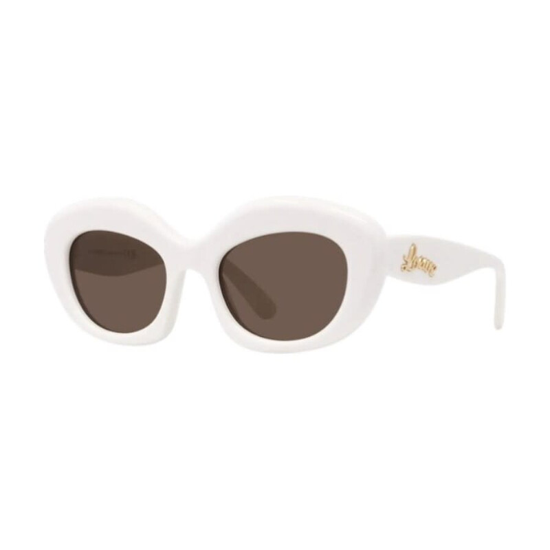 Loewe CURVY Brown Cat Eye Ladies Sunglasses LW40153I 25E 51
