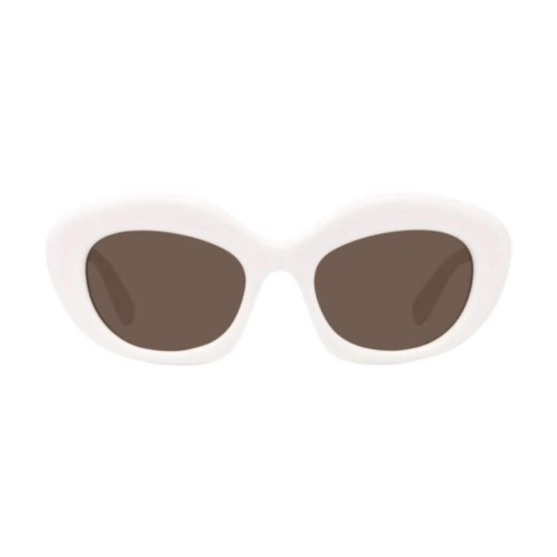 Loewe CURVY Brown Cat Eye Ladies Sunglasses LW40153I 25E 51