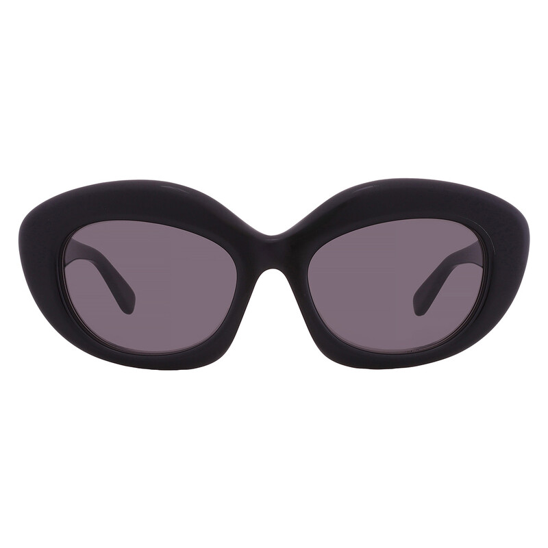 Loewe CURVY Smoke Cat Eye Ladies Sunglasses LW40153F 01A 54