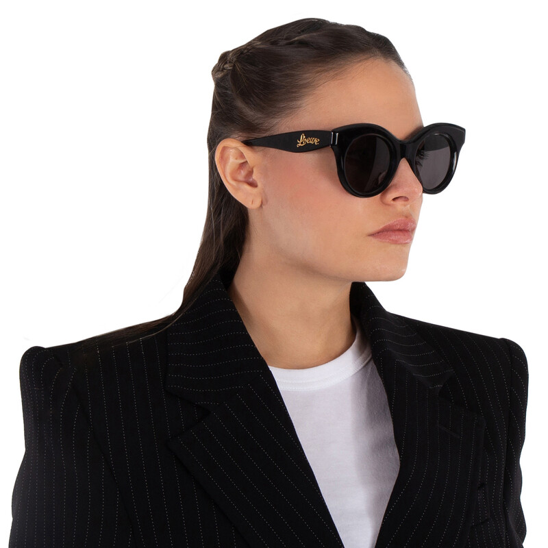 Loewe Women Sunglasses Black Grey Cat Eye LW40126I 01A NEW AUTHENTIC Loewe LW40036I 01A Sunglasses | Shop Securely at PRETAVOIR - US main image 4