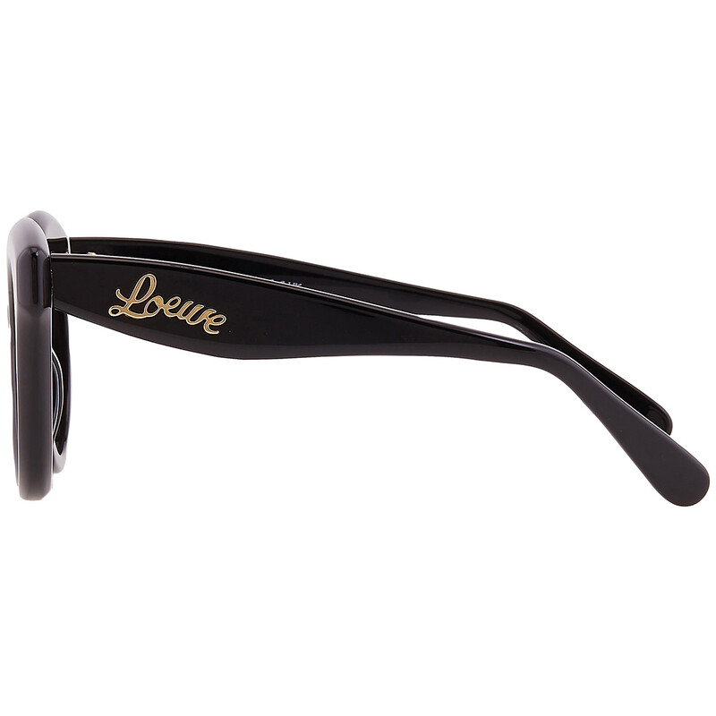 ロエベ ラウンド ブラック サングラス 40126I Loewe Grey Cat Eye Ladies Sunglasses LW40126I 01A 49 192337153952