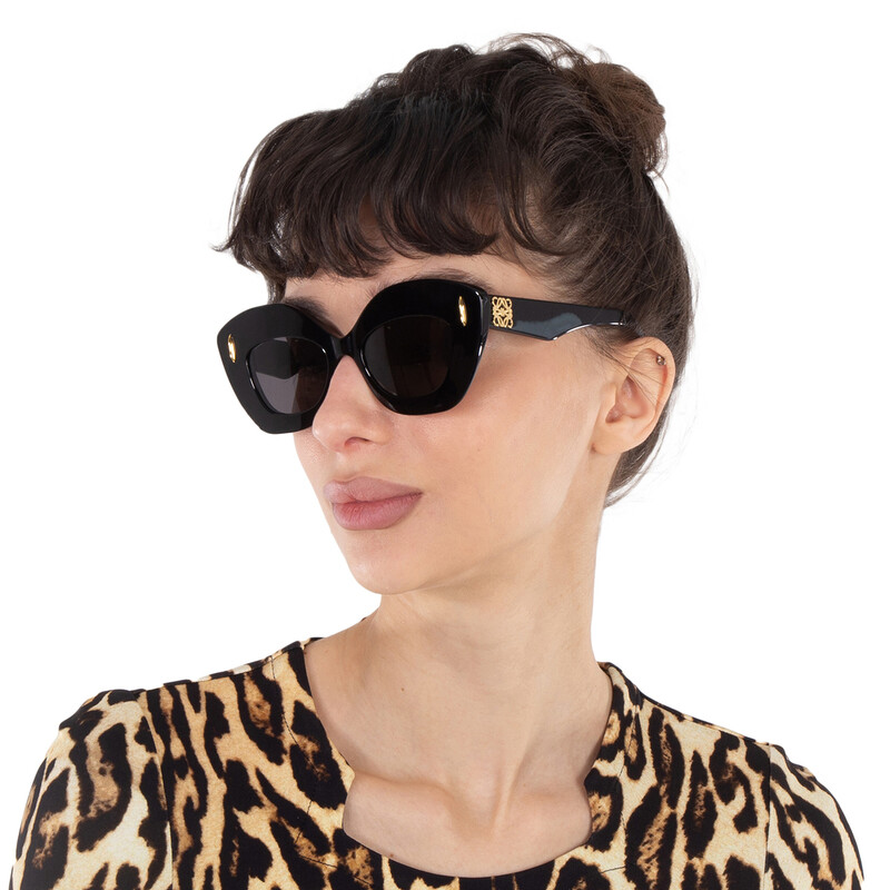 LOEWE⭐︎オオトリさま フーディーXS Loewe Silver Mirror Pilot Unisex Sunglasses LW40132I 01C 65