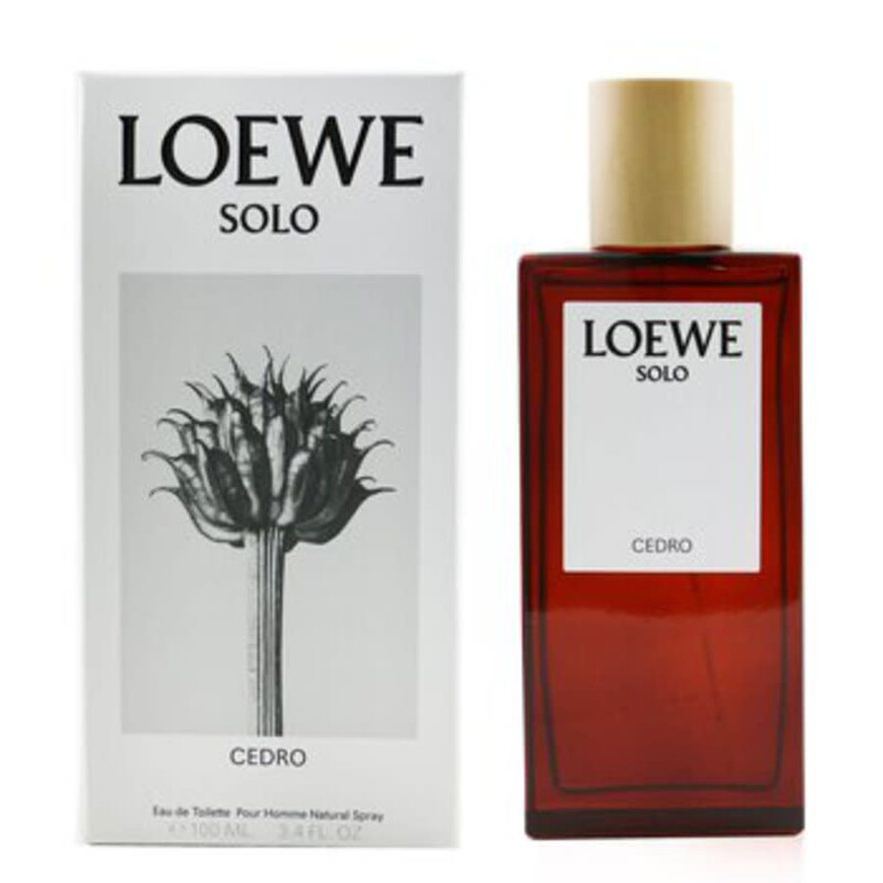 Loewe Men's Solo Cedro EDT Spray 3.4 oz Fragrances 8426017070546