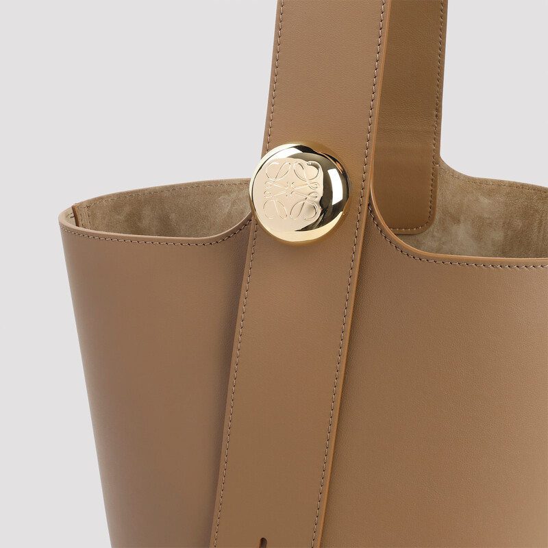 Loewe Pebble Bucket Medium Shoulder Bag AANBBBWX01 3980 OAK
