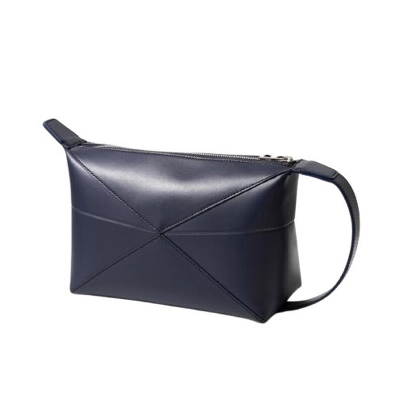 Loewe Puzzle Fold Wash Bag - Abyss Blue C510WBPX01.4467