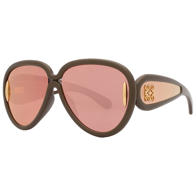 Loewe Smoke Mirror Pilot Unisex Sunglasses LW40132I 96C 65