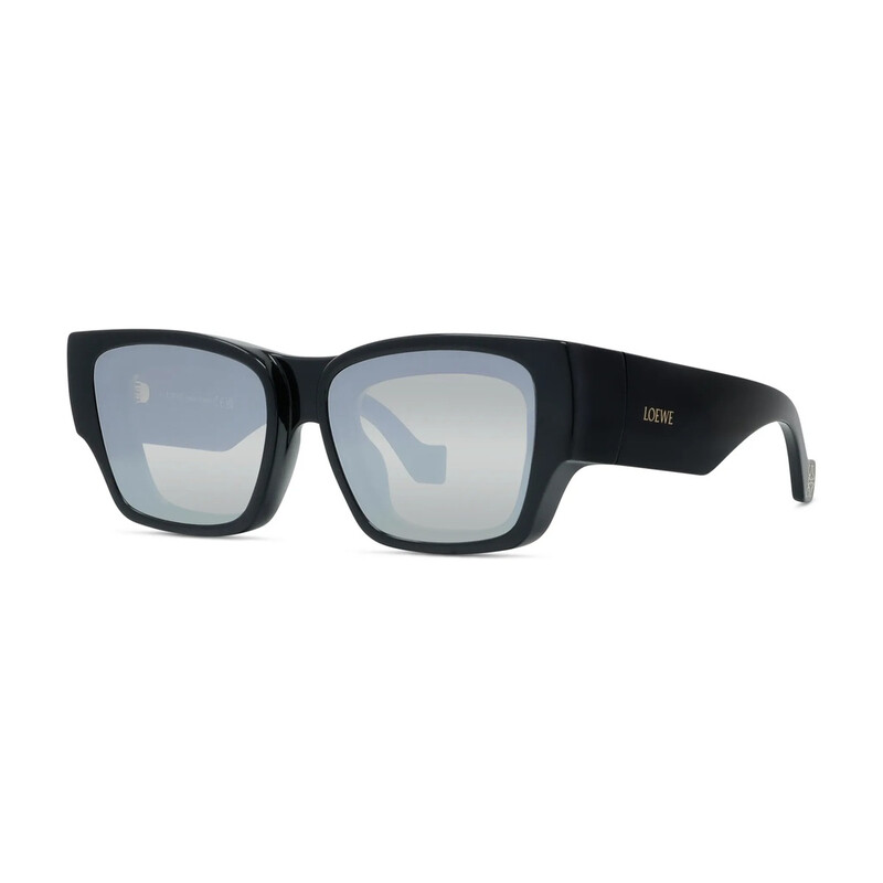 Loewe Smoke Mirror Square Unisex Sunglasses LW40172U 01C 56  display picture 2