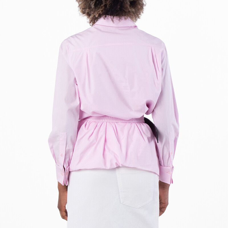 salsation★ Long shirt★ピンク★サイズL Loewe Womens Belted Cotton-Blend Shirt, Brand Size 34 ( US Size 2