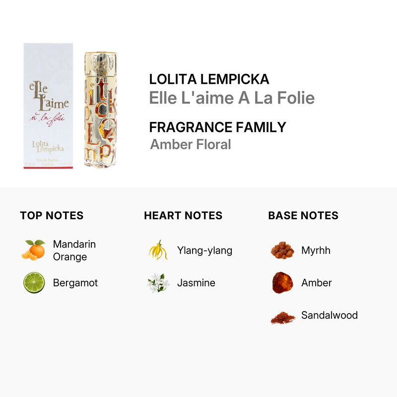 Lolita Lempicka Ladies Elle L'aime A La Folie EDP Spray 2.7 oz