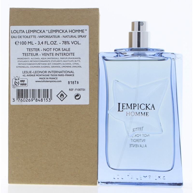 Lolita Lempicka Men's Lempicka EDT Spray 3.33 oz (Tester) Fragrances 3760269848153