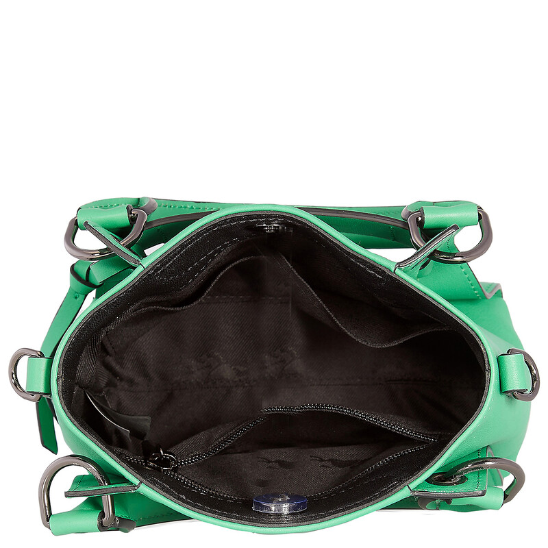 Longchamp 3D XS Handbag Green - Leather 10254HCV129 3597922676828