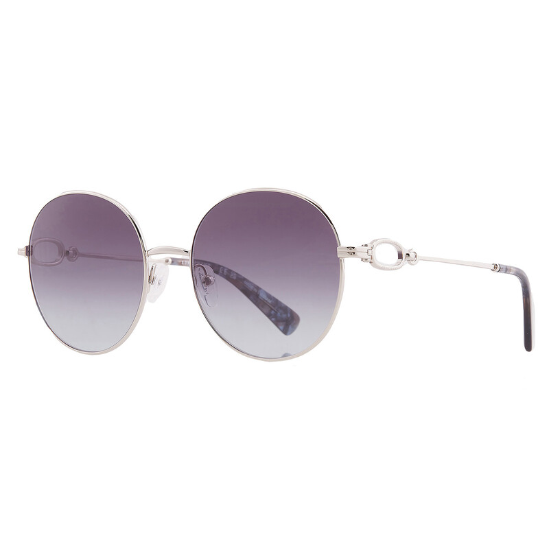 Longchamp Blue Gradient Round Ladies Sunglasses LO188S 042  display picture 3