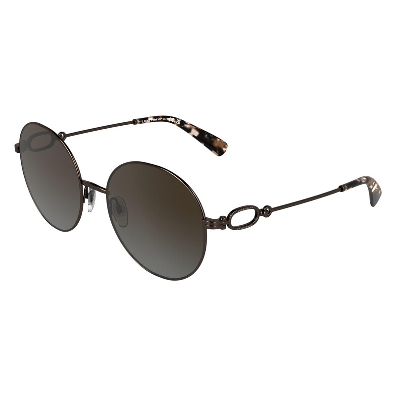 Longchamp Brown Gradient Round Ladies Sunglasses LO188S 206 57