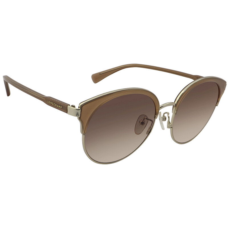 Longchamp Brown Gradient Round Unisex Sunglasses LO136SK 260  display picture 3