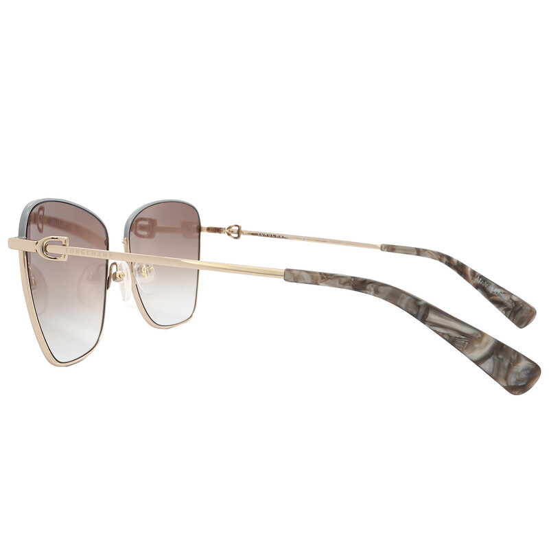 Longchamp Brown Gradient Square Ladies Sunglasses LO153S 734  display picture 3