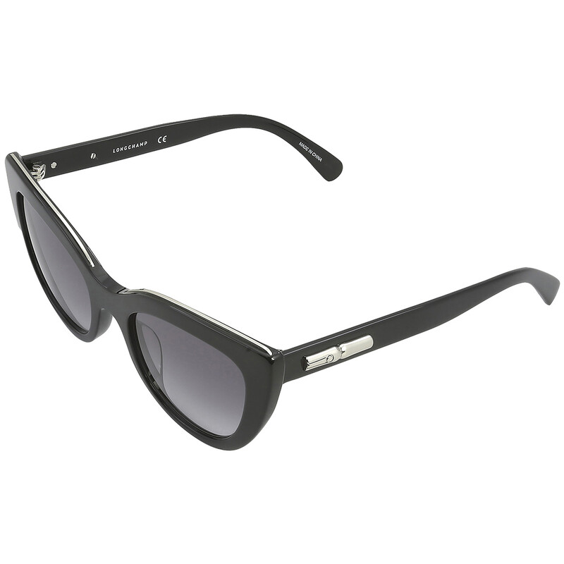 Longchamp Grey Cat Eye Ladies Sunglasses LO686S 001 51  display picture 3