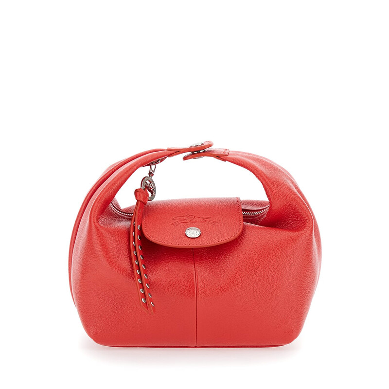 Longchamp Le Pliage Portobello Xs Red Handbag With Logo Embossed