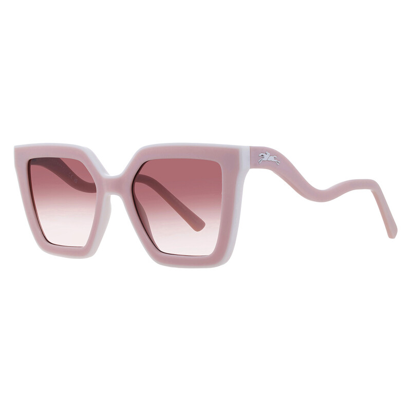 Longchamp Pink Gradient Irregular Ladies Sunglasses LO792S  display picture 1