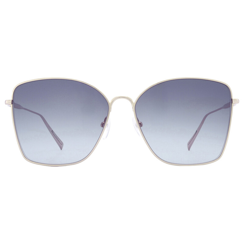 Longchamp Oversized Rimless Sunglasses - blue Gradient Lenses Longchamp Blue Gradient Round Ladies Sunglasses LO188S 042  main image 2