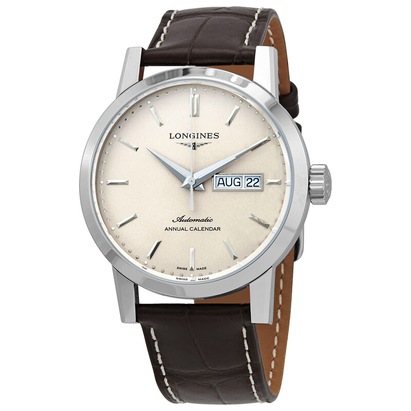 Longines watch movements 1832-2007 本 Longines 1832 Annual Calender Automatic Beige Dial Men's Watch L4