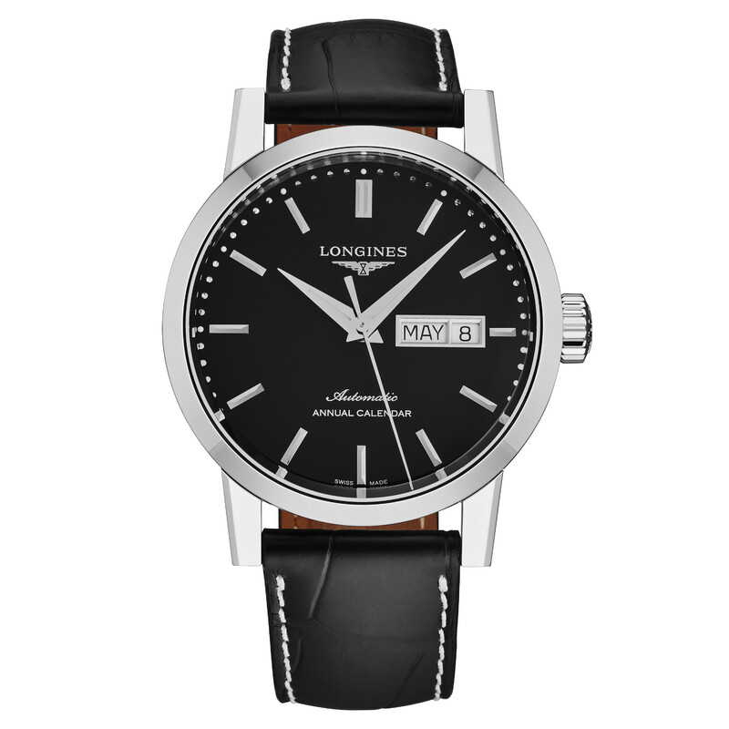 Longines 1832 Automatic Chronometer Black Dial Men's Watch L4