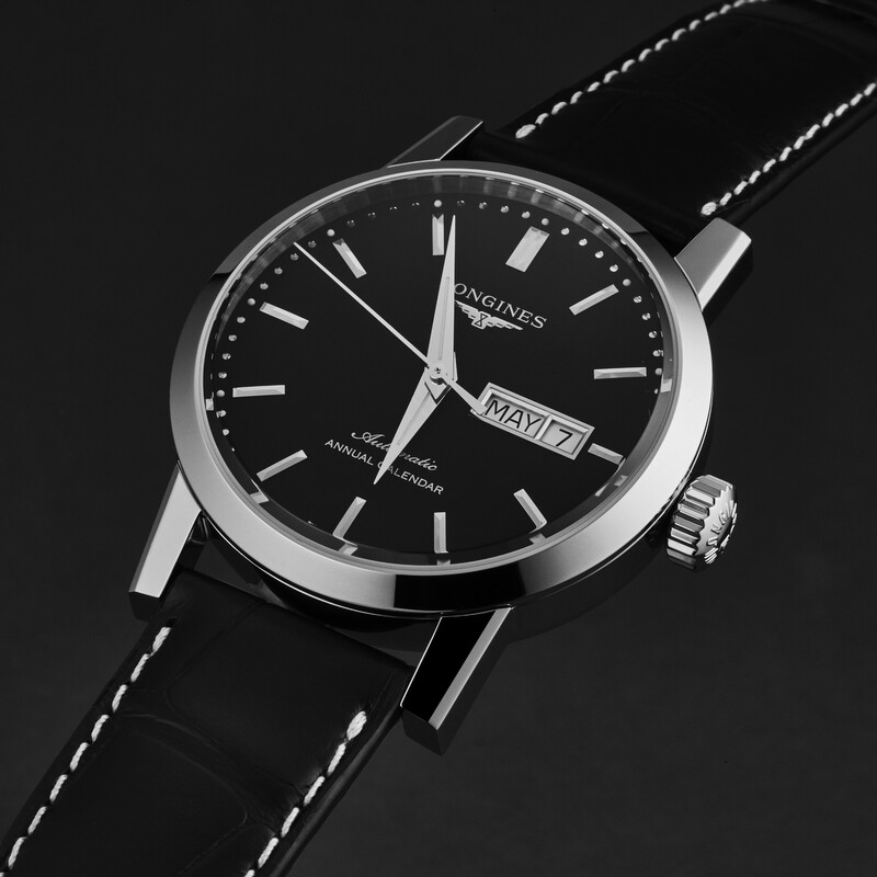 Longines 1832 Automatic Chronometer Black Dial Men's Watch L4