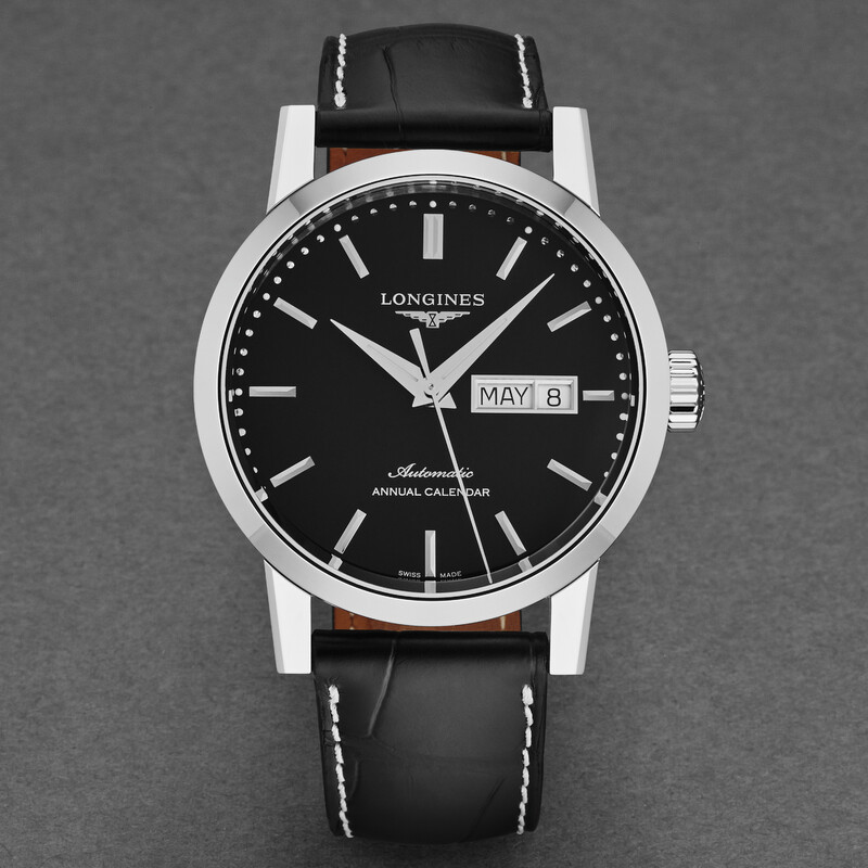 Longines 1832 Automatic Chronometer Black Dial Men's Watch L4