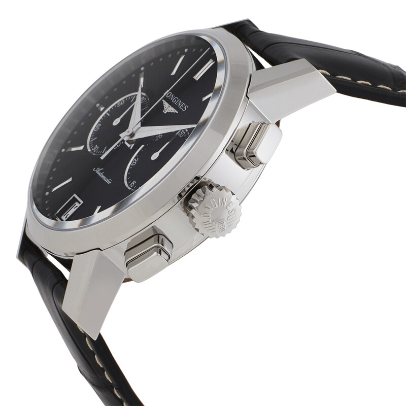 Longines 1832 Chronograph Automatic Black Dial Men's Watch