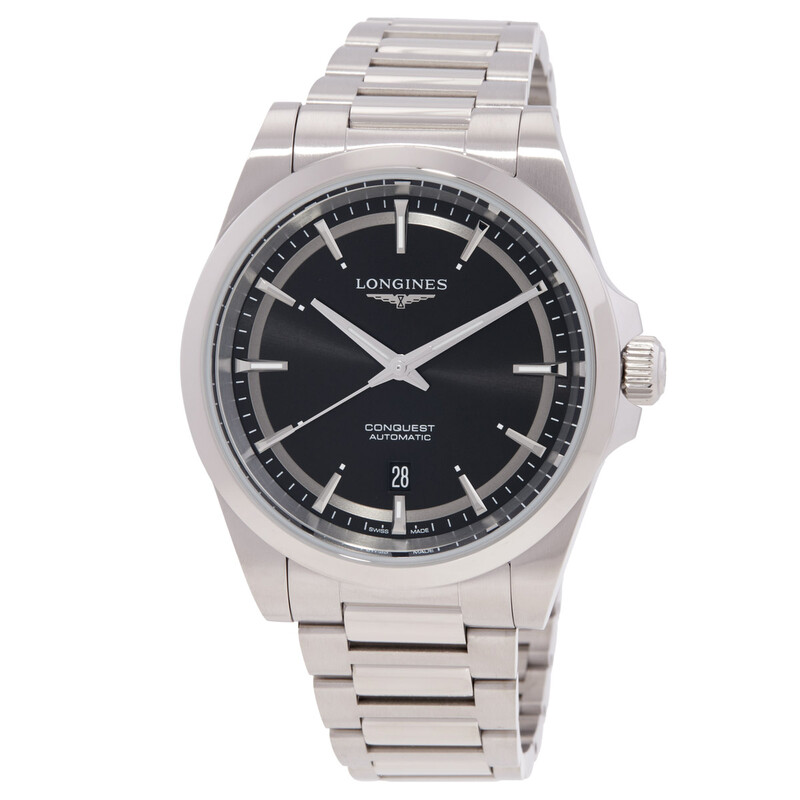 Longines Conquest Automatic Grey Dial Men's Watch L3.830.4.52.6