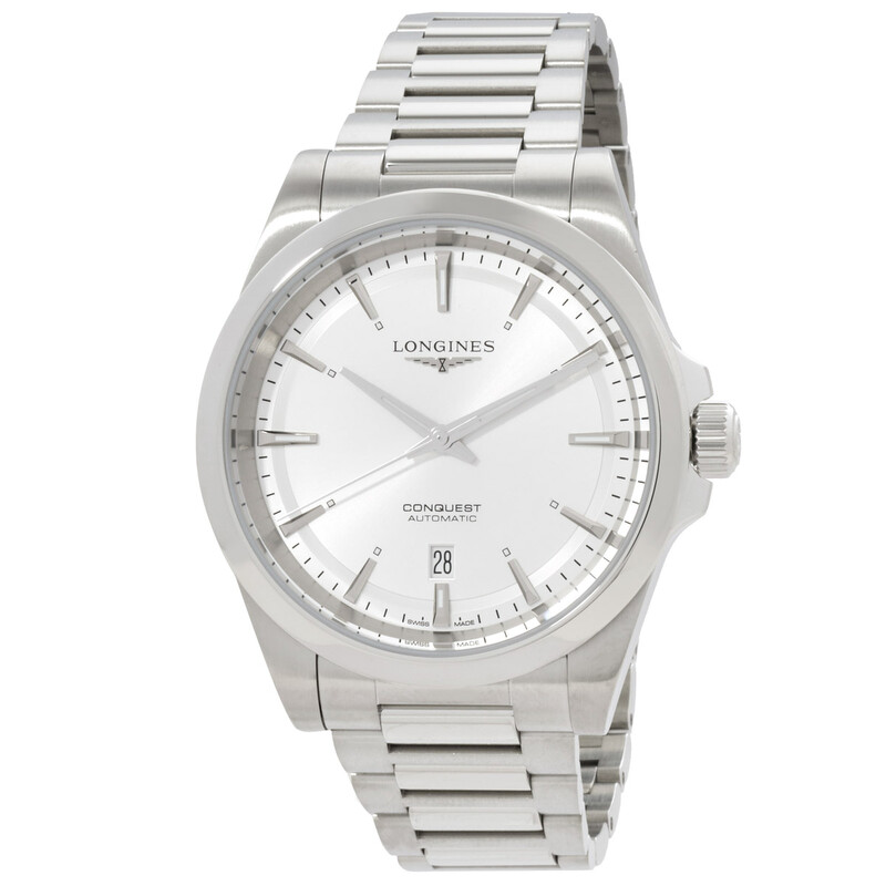 Longines Conquest Automatic Silver Dial Men