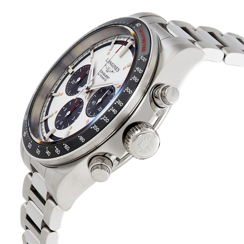 Longines Conquest Chronograph Automatic Silver Dial Men's Watch L3