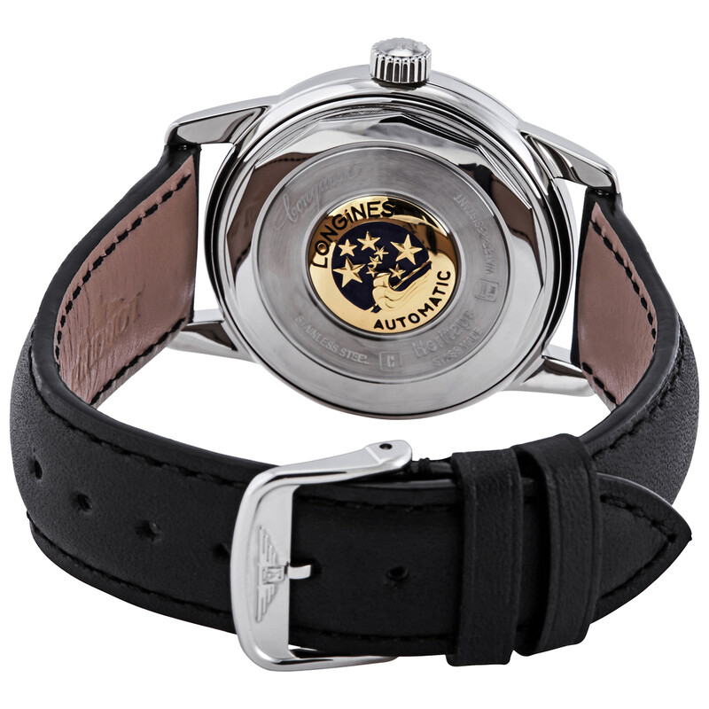 Longines Conquest Heritage Automatic Black Dial Men's Watch L1