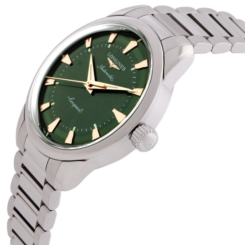 Longines Conquest Heritage Automatic Green Dial Men's Watch L1