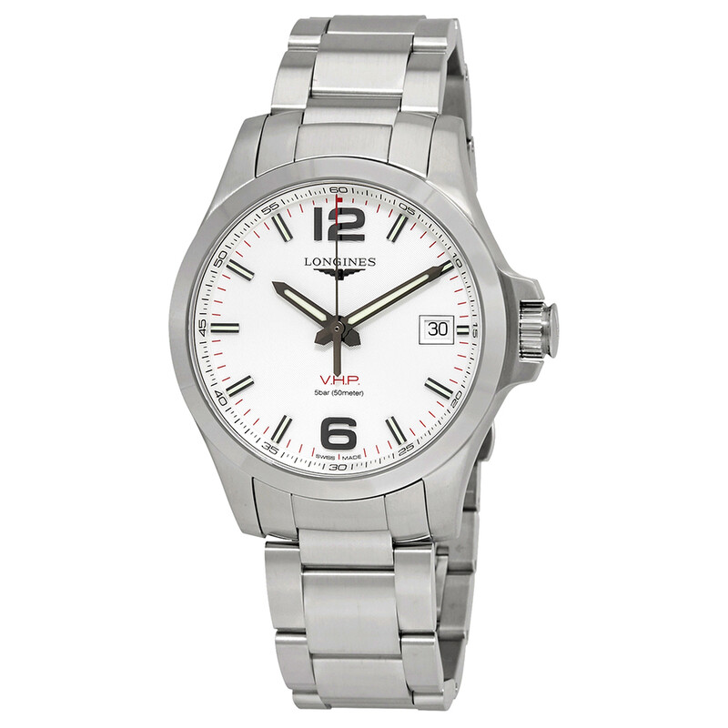 Longines Conquest V.H.P. Silver Dial Men's Watch L3.716.4.76.6