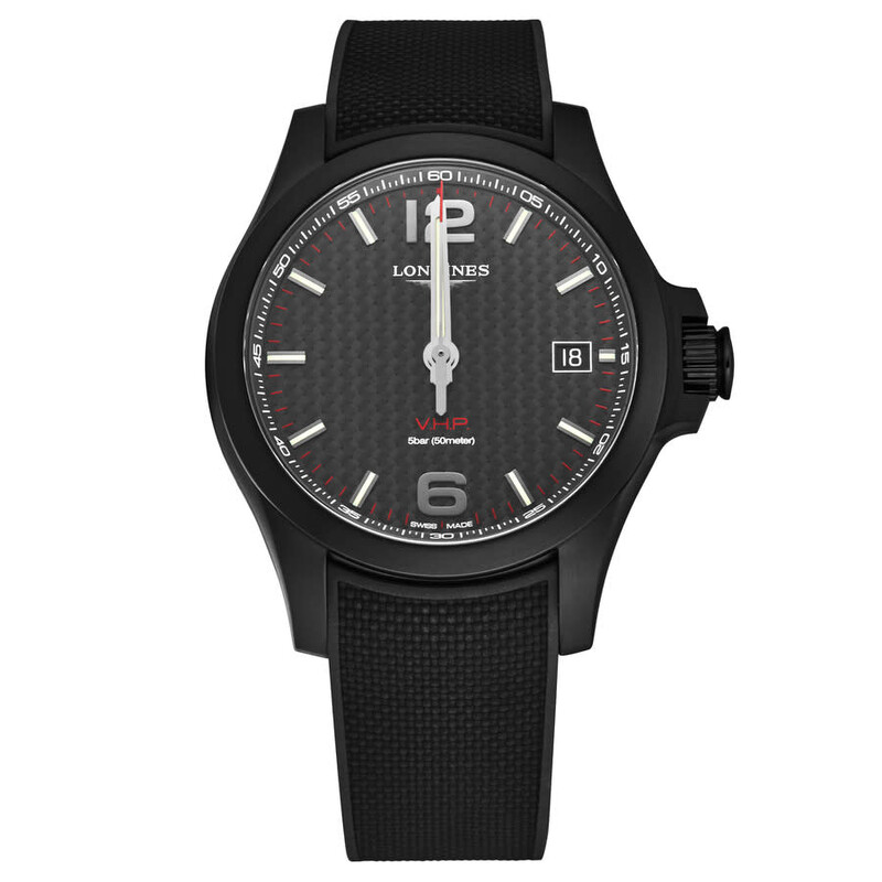 Longines Conquest V.H.P. Black Dial Men's Watch L37282669 L3.728.2