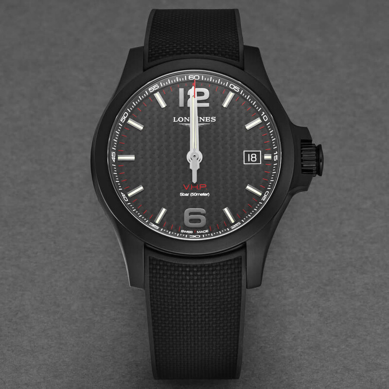 Longines Conquest V.H.P. Black Dial Men's Watch L37282669 L3.728.2