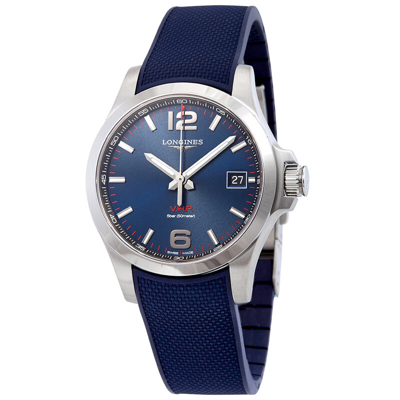 ［本日のみ大値下げ］LONGINES Conquest V.H.Pクォーツ腕時計 Longines Conquest VHP Blue Dial Men's Watch L37164969 L3.716.4
